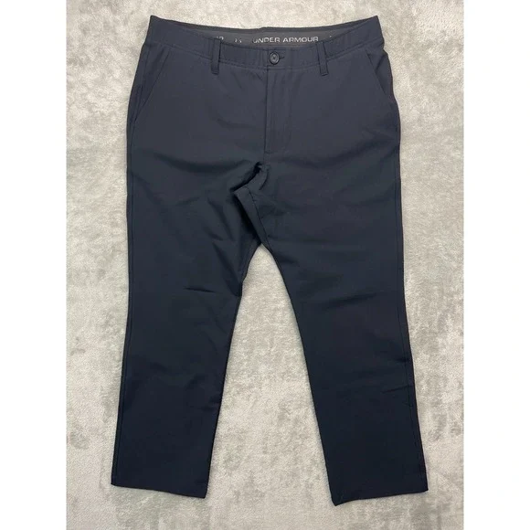 Under Armour Men's Performance Pants 38x30 Black Golf Stretch Outdoors - Picture 1 of 10